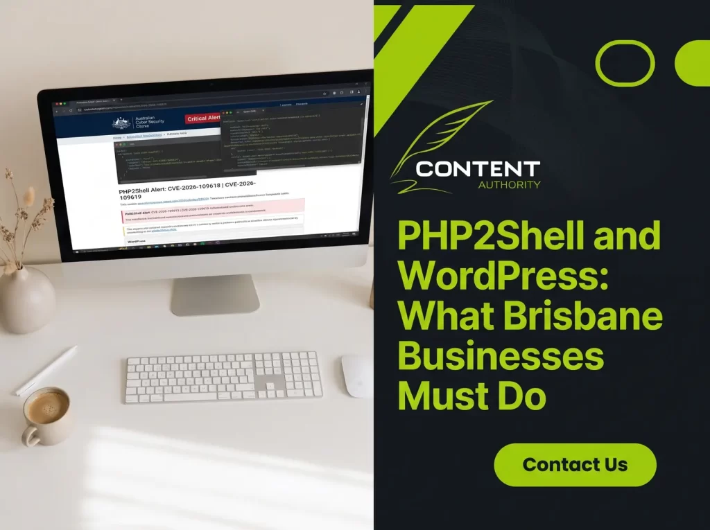 PHP2Shell and WordPress: What Brisbane Businesses Must Do